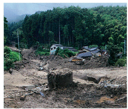 三谷地区土砂災害